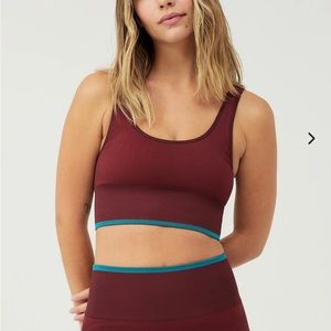 Outdoor Voices Seamless Ribbed Tank in Shiraz